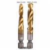 Image 2 : NEW COATED DRILL AND TAP BITS WITH 10 SIZED SCREW REMOVERS