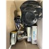 Image 3 : 2 BOXES OF HOUSEHOLD ITEMS AND APPLIANCES