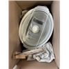 Image 4 : 2 BOXES OF HOUSEHOLD ITEMS AND APPLIANCES