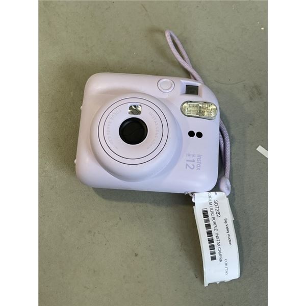 FUJIFILM LILAC PURPLE  INSTAX CAMERA WORKING