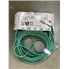 Image 1 : AS NEW 100FT LIFE SUPPLY HEAVY DUTY INDOOR OUTDOOR LIOGHTED 3 WIRE GROUNDED EXTENSION CORD, GREEN 14