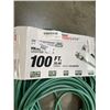 Image 2 : AS NEW 100FT LIFE SUPPLY HEAVY DUTY INDOOR OUTDOOR LIOGHTED 3 WIRE GROUNDED EXTENSION CORD, GREEN 14