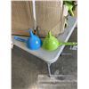 Image 1 : CASE OF 240 NEW PLASTIC FUNNELS, ASSORTED COLOR