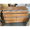 Image 3 : MAPLE FINISH 10 DRAWER DRESSER