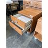 Image 3 : PAIR 2 DRAWER MAPLE FINISH NIGHT STANDS