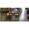 Image 1 : GLASS TOP 3 PIECE BISTRO SET