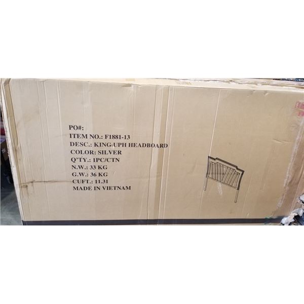 AS NEW KINGSIZE HEADBOARD