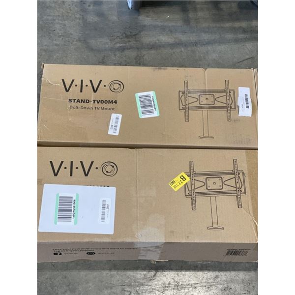 2 VIVO BOLT DOWN TV MOUNTS