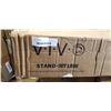 Image 3 : VIVO SIT TO STAND SINGLE MONITOR WALL MOUNT WORKSTATION