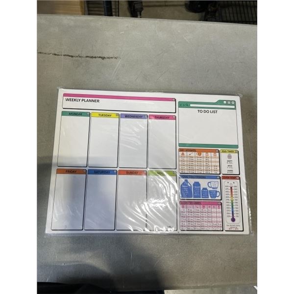 LOT OF 5 NEW SOFT FRIDGE CALENDERS