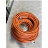 Image 2 : AS NEW ORANGE 100FT LIFE SUPPLY HEAVY DUTY INDOOR OUTDOOR 3 WIRE GROUNDED LIGHTED EXTENSION, 10AWG