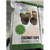 Image 2 : 2 BOXES AND BAG OF COCONUT DRINKING CUPS