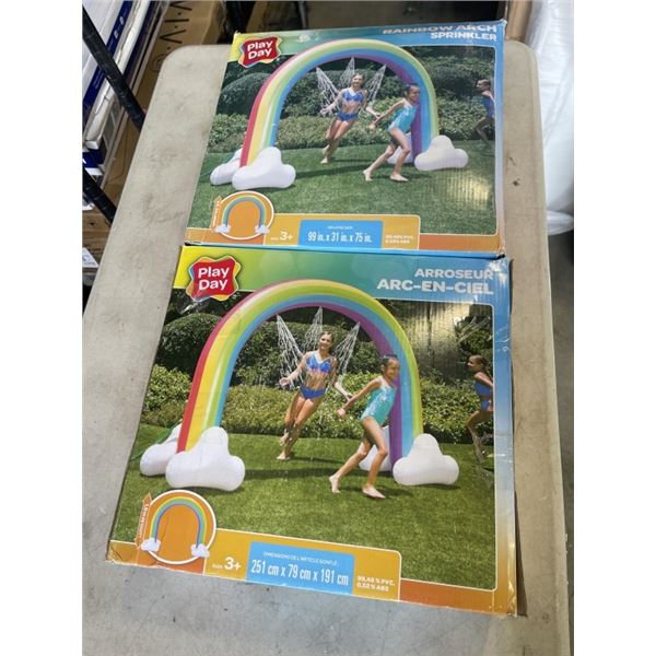 2 PLAYDAY RAINBOW ARC SPRINKLER SYSTEMS