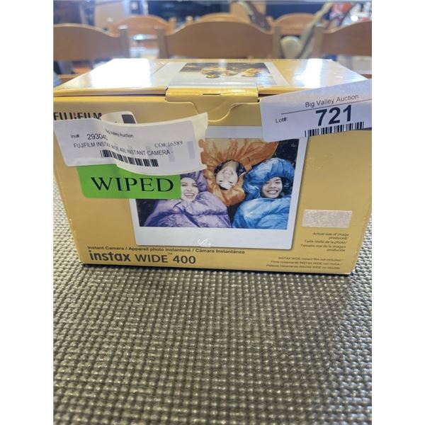 FUJIFILM INSTAX WIDE 400 INSTANT CAMERA - TESTED WORKING, RETAIL $159