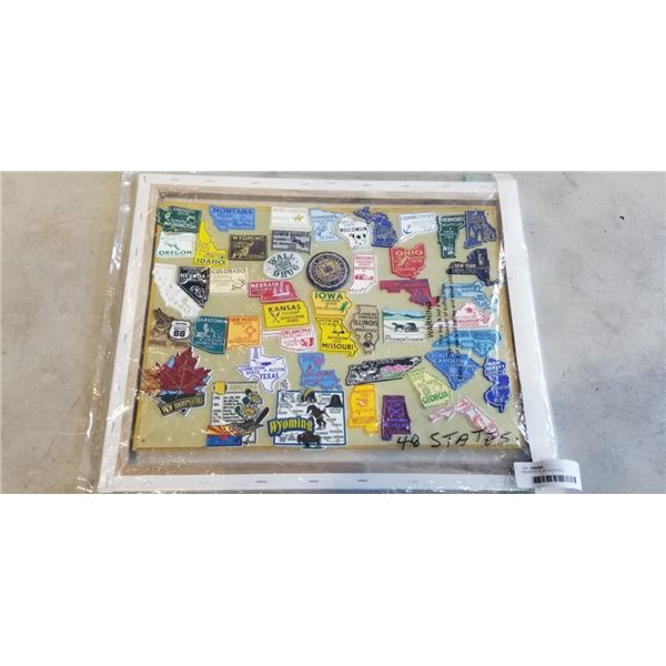 MAGNETS OF 48 US STATES