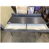 Image 2 : GREY 2 DRAWER DESKWITH CABLE CONCEAL DOOR