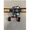 Image 2 : SHIMANO 10.5 FT CASTING ROD, WITH DELTA LEVEL WIND REEL