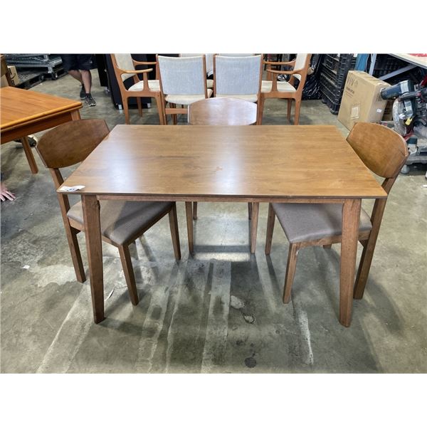 MCM DINING TABLE WITH 3 CHAIRS
