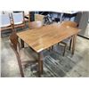 Image 2 : MCM DINING TABLE WITH 3 CHAIRS