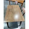 Image 7 : MCM DINING TABLE WITH 3 CHAIRS