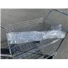 Image 2 : CHROME 2 TIER CART WITH REMOVABLE SIDE BARRIERS AND LOCKING SWIVEL WHEELS