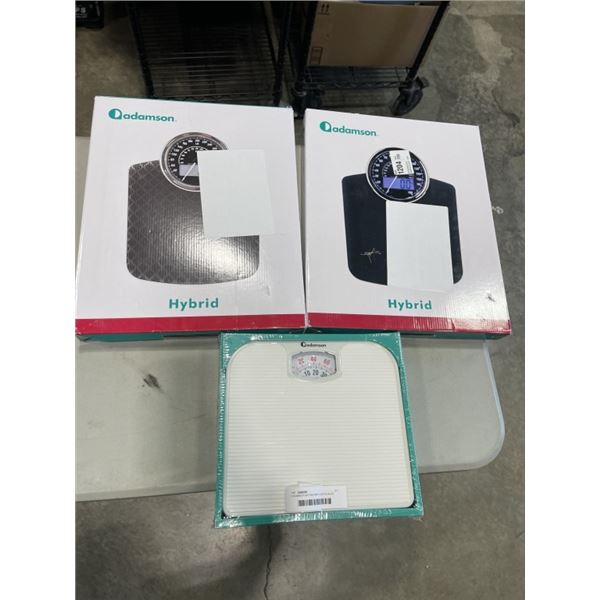 3 ADAMSON BATHROOM FLOOR SCALES