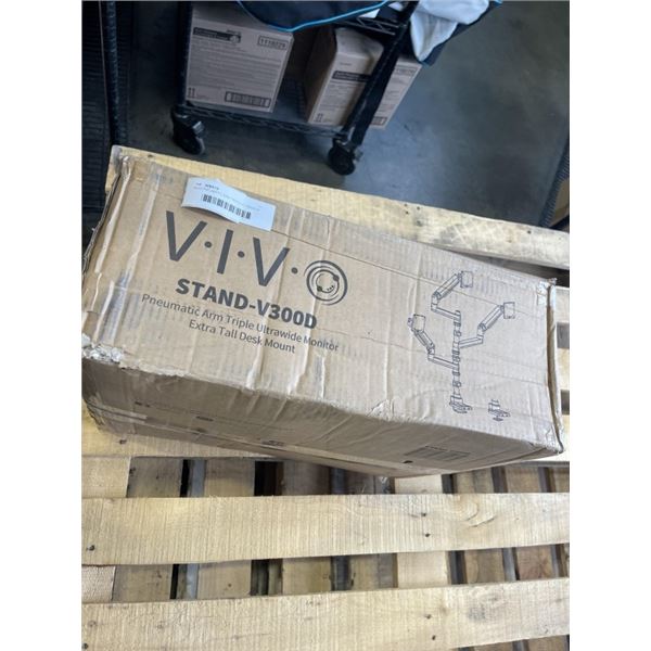 VIVO PNEUMATIC ARM TRIPLE ULTRAWIDE MONITOR EXTRA TALL DESK MOUNT