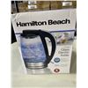 Image 2 : HAMILTON BEACH 1.7L ELECTRIC GLASS KETTLE - TESTED WORKING
