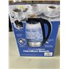 Image 3 : HAMILTON BEACH 1.7L ELECTRIC GLASS KETTLE - TESTED WORKING