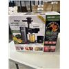 Image 2 : NINJA NEVER CLOG COLD PRESS JUICER - TESTED WORKING, RETAIL $189
