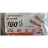 Image 2 : AS NEW 100FT LIFE SUPPLY HEAVY DUTY INDOOR OUTDOOR LIOGHTED 3 WIRE GROUNDED EXTENSION CORD, ORANGE 1