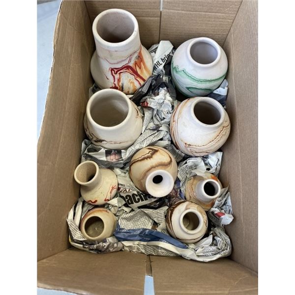 COLLECTION OF NEMADJI POTTERY VASES