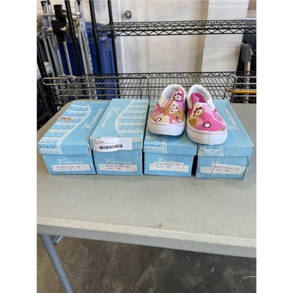 5 NEW PAIRS OF KIDS SHOES