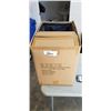 Image 1 : 4 TWO PIECE METALLIC BLACK STORAGE BINS