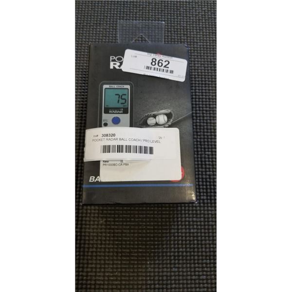 POCKET RADAR BALL COACH / PRO LEVEL SPEED TRAIN