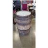 Image 1 : ANTIQUE OAK BARREL