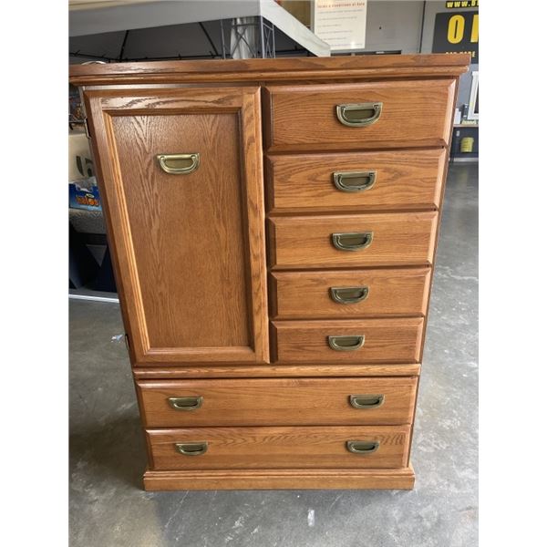 VINTAGE OAK PALISAR WARDROBE CABINET