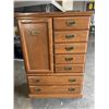 Image 1 : VINTAGE OAK PALISAR WARDROBE CABINET