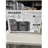 Image 2 : SHARP 5-DISC MICRO COMPONENT BLUETOOTH SPEAKER SYSTEM - TESTED WORKING, RETAIL $339