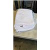 Image 1 : 5 NEW WHITE TABLE CLOTHES APPROX 9FT x 7FT