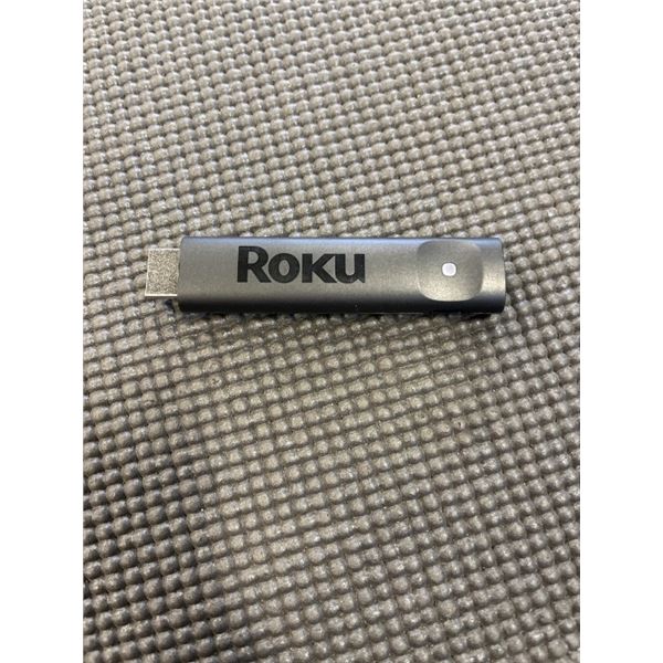 ROKU STREAMING STICK PLUS 4K MEDIA STREAMER AND REMOTE - TESTED WORKING