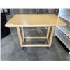Image 1 : MAPLE FINISH CRAFTING TWO TIER TABLE