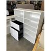 Image 3 : WHITE IKEA STORAGE DISPLAY SHELF