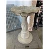 Image 1 : 3PC CEMENT BIRD BATH