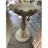 Image 3 : 3PC CEMENT BIRD BATH
