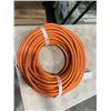 Image 2 : AS NEW ORANGE 100FT LIFE SUPPLY HEAVY DUTY INDOOR OUTDOOR 3 WIRE GROUNDED LIGHTED EXTENSION, 10AWG
