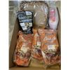 Image 1 : ASSORTED AMAZON OVERSTOCK CLEAR JEL COOK TYPE, BROWN SUGAR REPLACEMENT, AIR FRYER 8 INCH PAPER TRAYS