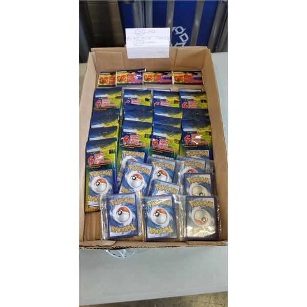 31 PACKS POKEMON CARDS. 254 CARDS TOTAL