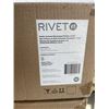 Image 2 : 4 NEW RIVET RUSTIC TEXTURED STONEWARE PLANTERS