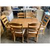 Image 2 : BROYHILL FURNITURE COUNTRY FARMHOUSE DINING TABLE WITH 6 CHAIRS